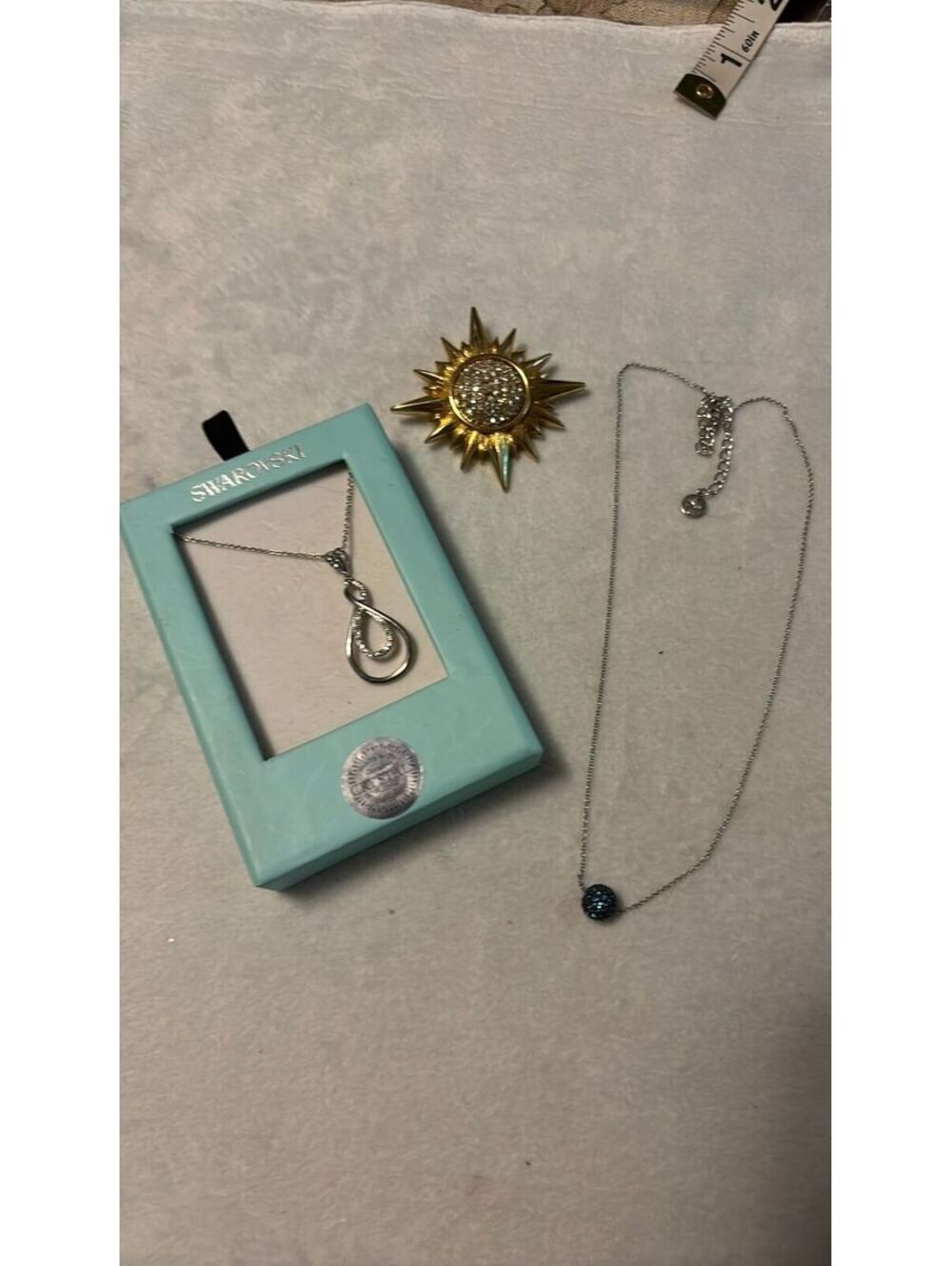 Swarovski Necklace and Brooch Lot